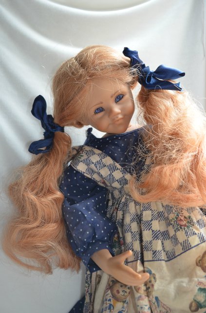 Знакомство с куклами Anni Aegerter фирмы Schmider Creativ. Тони - образ Пеппи или подружки Тома Сойера