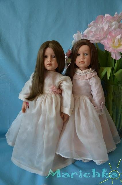 Клара и Изабель... или просто Снегурочки! Куклы Gotz (фото 2)