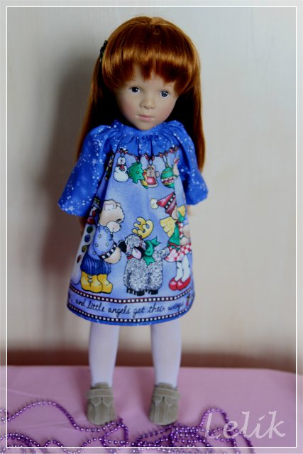 Новое платье Ульяны — Одежда и обувь для кукол своими руками: фото (фото 6)