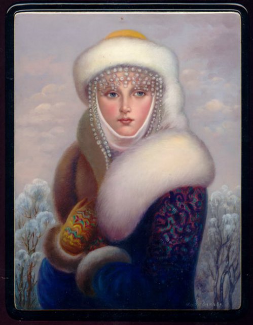 Усмотри тропинку в сказку или Здесь русский дух, здесь Русью пахнет. Федоскинская лаковая миниатюра