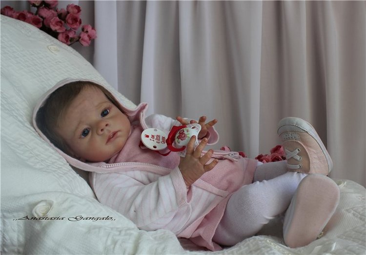 Маленькая королева Кристина. Кукла реборн Анастасии Гангало