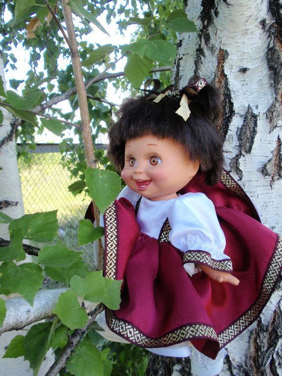 Маленькие вишенки. Одежда для кукол Baby Face Galoob своими руками (фото 3)