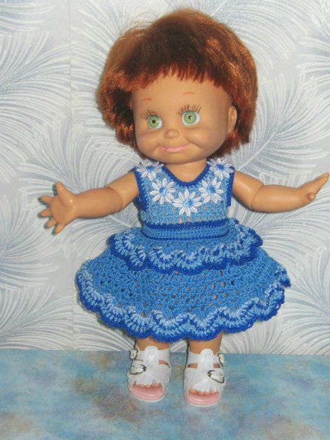 Новая коллекция летних вязаных нарядов для фейсинок, готциков, паолок под названием "Ромашки"