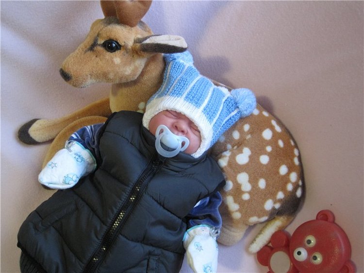 Колыбельная для малыша.Кукла реборн Тимурчик Ольги Астаповской (фото 9)