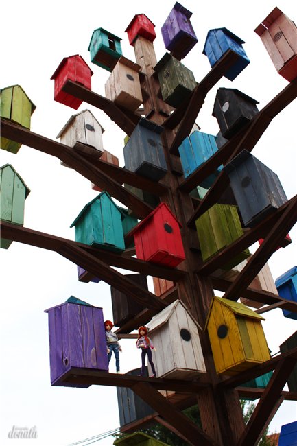 Кинко и Ринри: привет из Буковели! Nano Haruka & Pure Neemo Azone XS white, OOAK by Tocho, outfit by Yumiko Mikoto (фото 9)