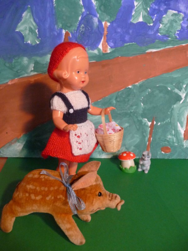Сказка о Красной Шапочке — Винтажные куклы ГДР (Немки): Бигги