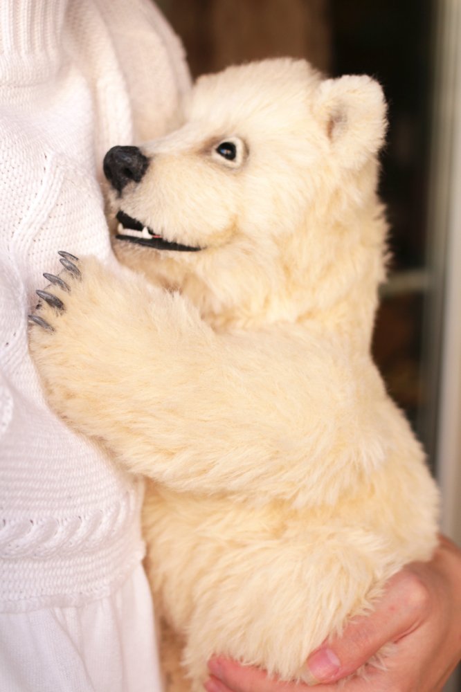 Нолан полярный медвежонок. Авторские игрушки ручной работы Татьяны Матляк