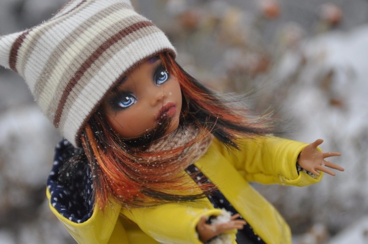 Первый снег — ООАК Monster High и Ever After High: репейнт