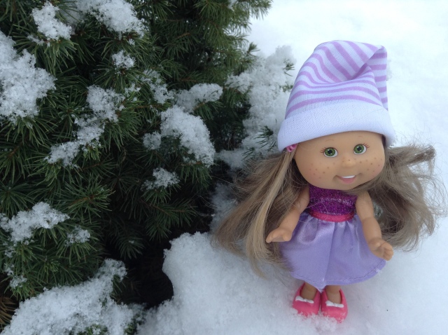 Зимняя фотосессия Копытки (Schalkau ) и капустки Лилочки Cabbage