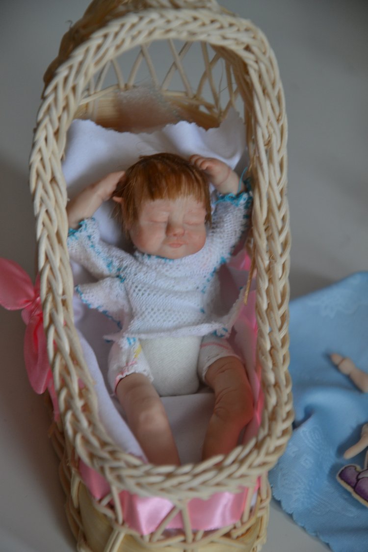 Мои мини малыши ООАК — Лепка авторских кукол: полимерная глина (фото 6)