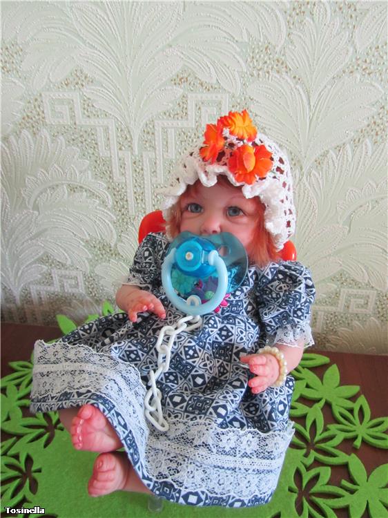 Малышка Зося. Авторская кукла Ирины Кондрашовой (фото 9)