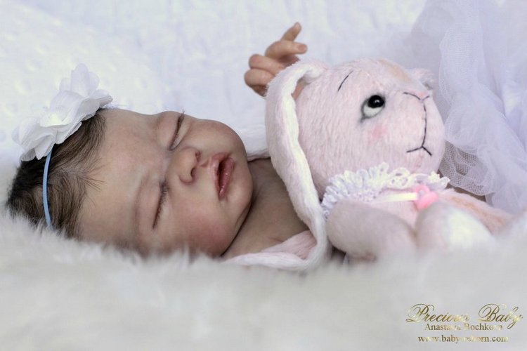 Малышка Квини. Кукла реборн Анастасии Бочковой (фото 7)