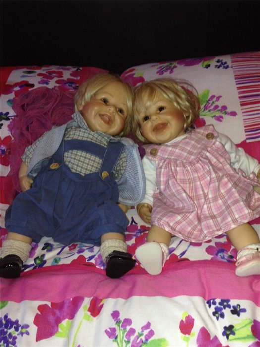 Мои детишки - запфики! Близнецы-леманчики! Часть 2