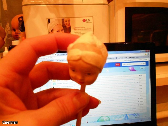 Реставрация антикварной новогодней игрушки из ваты. Снегурочка и Дед Мороз. +БОНУС, папье маше из ваты