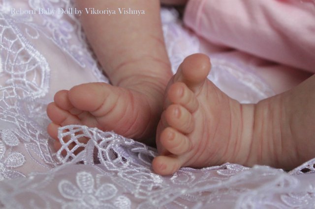 Крохотулька Angeli от Elisa Marx. Куколка реборн Виктории Вишни