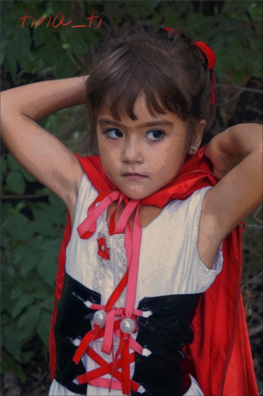 Кукла и ее девочка...Little red riding hood. Часть вторая (лесная) (фото 3)