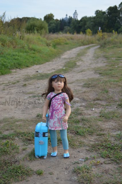 Француженка в провинции. Куклы Sylvia Natterer finouche от Petitcollin и minouche от Kathe Kruse