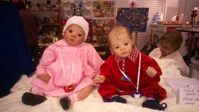 Ещё картинки с выставки... XI Международный Салон кукол на Тишинке в Москве 2015. Фото