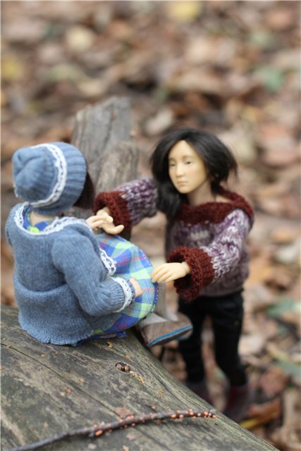 По дороге к солнцу — Авторские работы в частных коллекциях: домашние фото кукол и игрушек (фото 4)