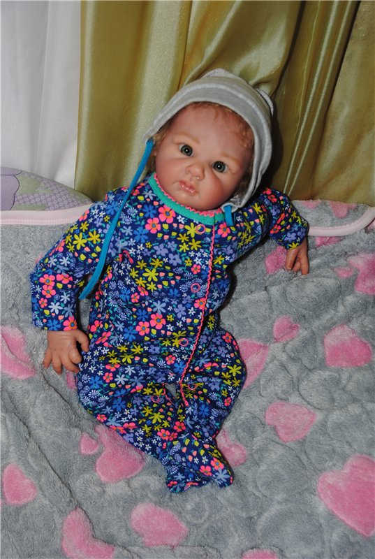 Аленка - куколка реборн из молда Lisa (фото 8)