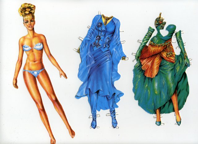 Бумажные куклы для вырезания моего детства