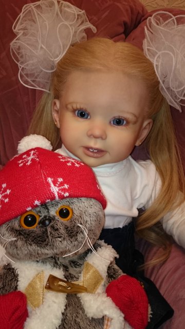 Мое солнышко - малышка Джастина из молда Бонни by Linda Murray