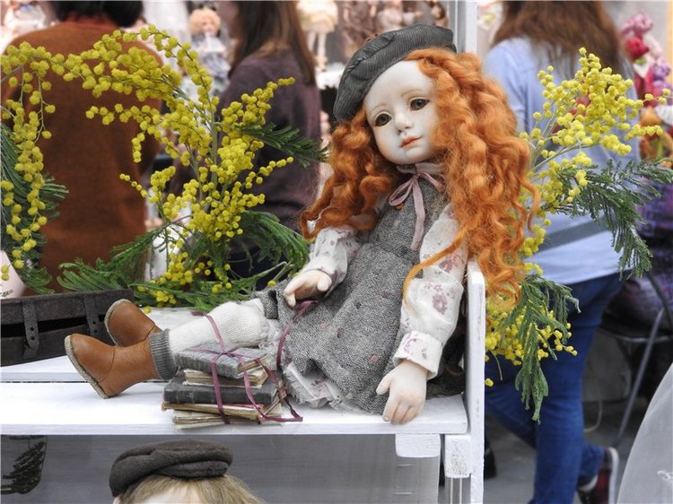 Экскурсия в страну чудес… Авторская кукла. Москва, Тишинка 2016