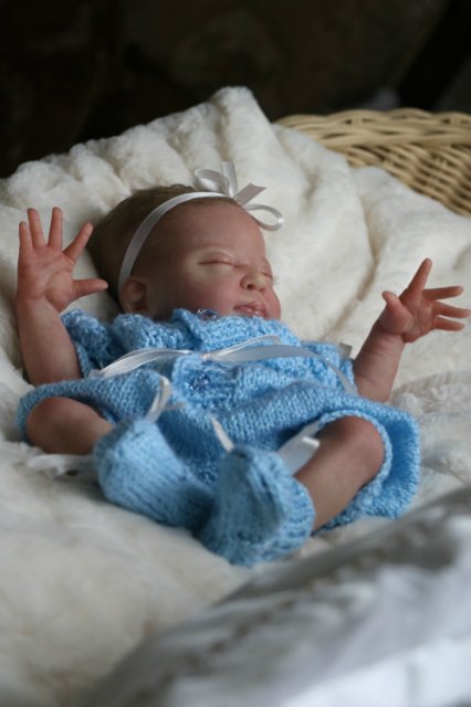 Спящая малышка Рози 2. Куколка реборн Виктории Вишни