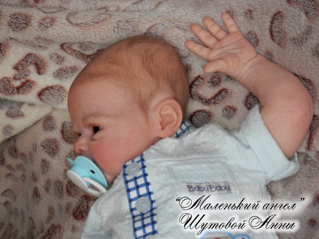 Маленький мужичок-хомячок Мишенька. Кукла-реборн Шутовой Анны (фото 6)