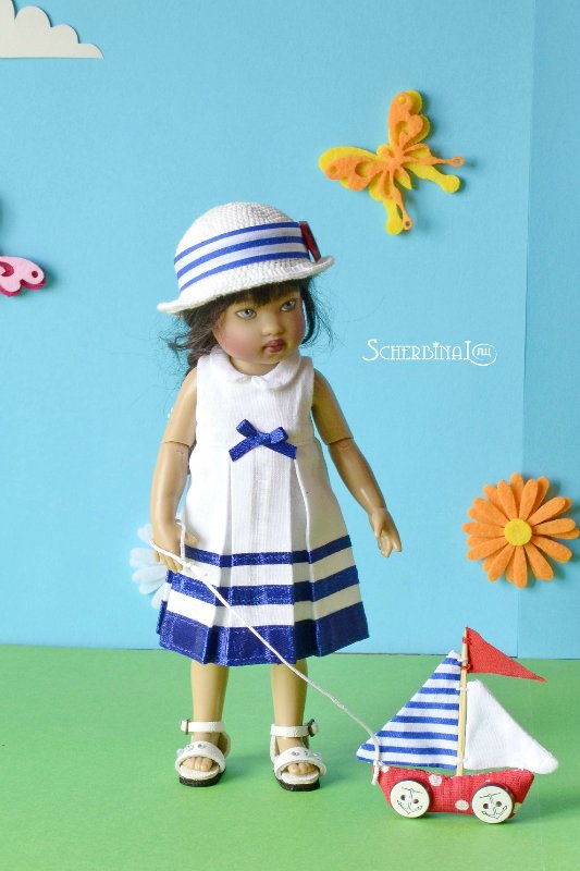 Летняя коллекция платьев для маленьких кукол