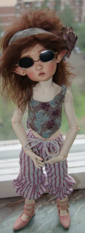 Ошеломительная эльфийка Аннабель - ООАК handsculpted doll by Kaye Wiggs