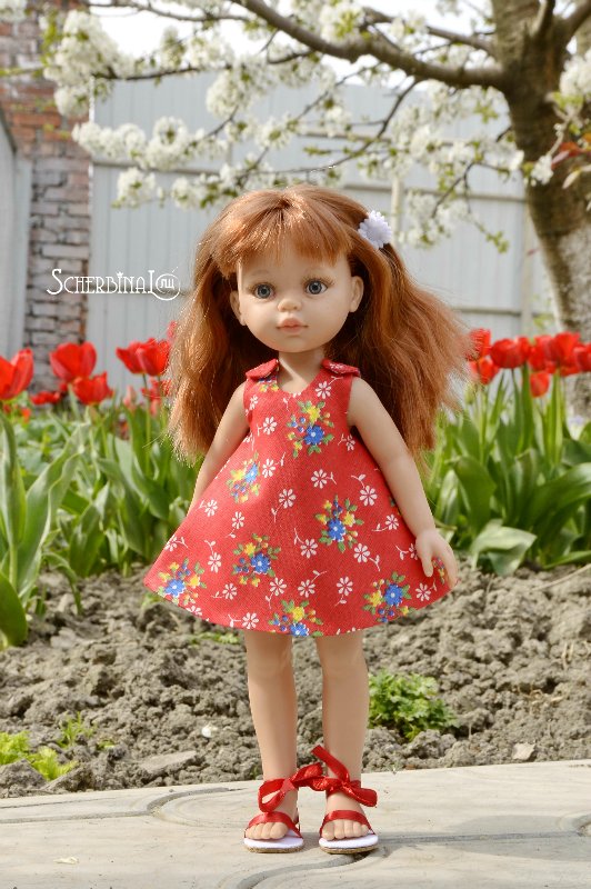 Еще раз про двусторонние сарафаны. Мастер класс с выкройками для кукол