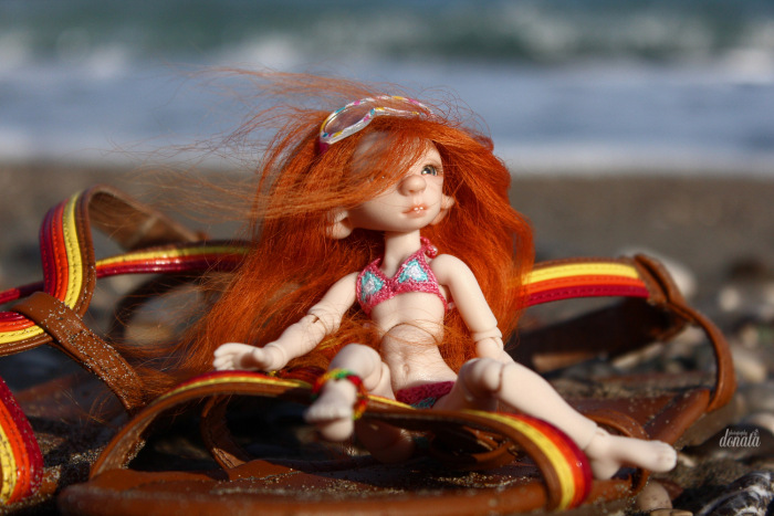 Как Фиби в отпуск съездила. Авторская бжд-мышка Лидии Снуль