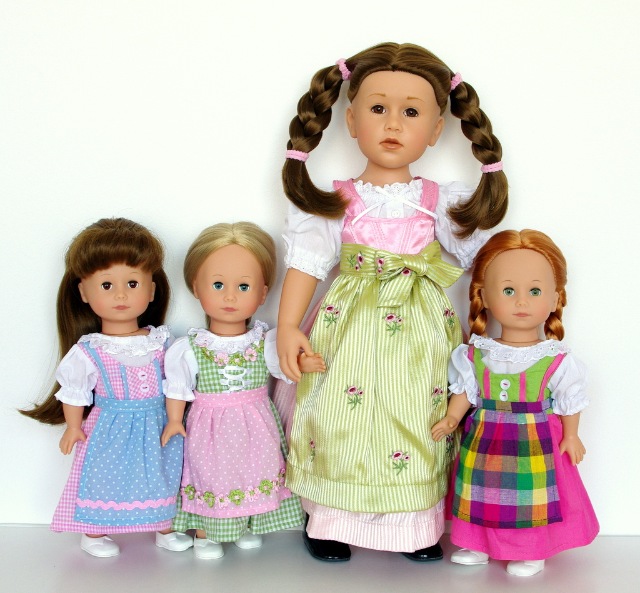 Наши куколки в октябре - одежда к Октоберфесту