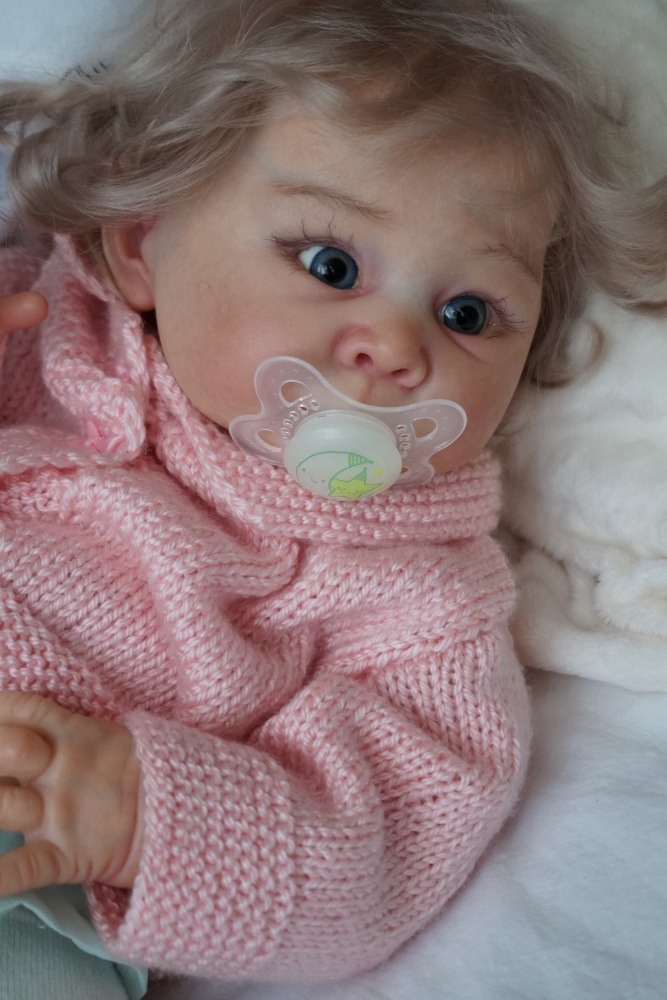 Лизонька. Маленькая шалунья. Кукла реборн Наталии Коноваловой