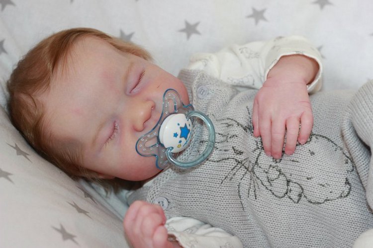 Мальчик-заичик, Левушка, кукла реборн Беспаловои Жанны (фото 6)