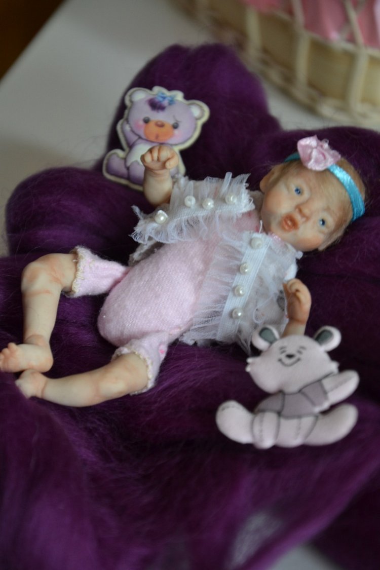 Мои мини малыши ООАК — Лепка авторских кукол: полимерная глина