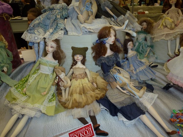 Весенний Бал Кукол на Тишинке: Куклы