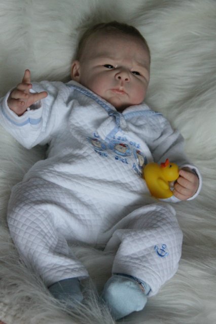 Ноэльчик... очень серьезный малыш... Куколка реборн Вишни Виктории