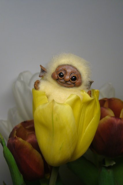 Кто-то весенний. Авторская игрушка Ольги Чернухо