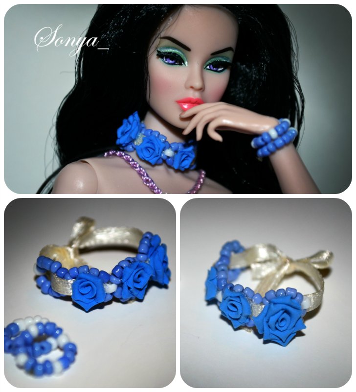 Кукольные мелочи. Часть 4. "Цветочная бижутерия"