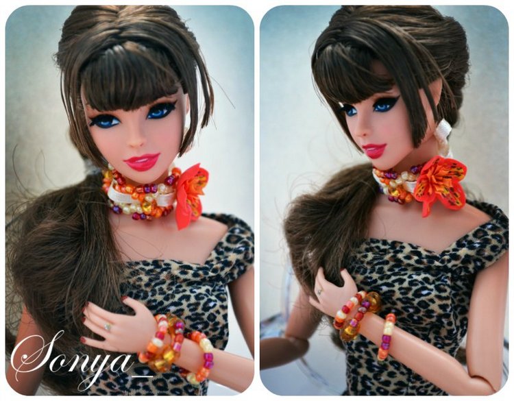 Кукольные мелочи. Часть 4. "Цветочная бижутерия" (фото 10)