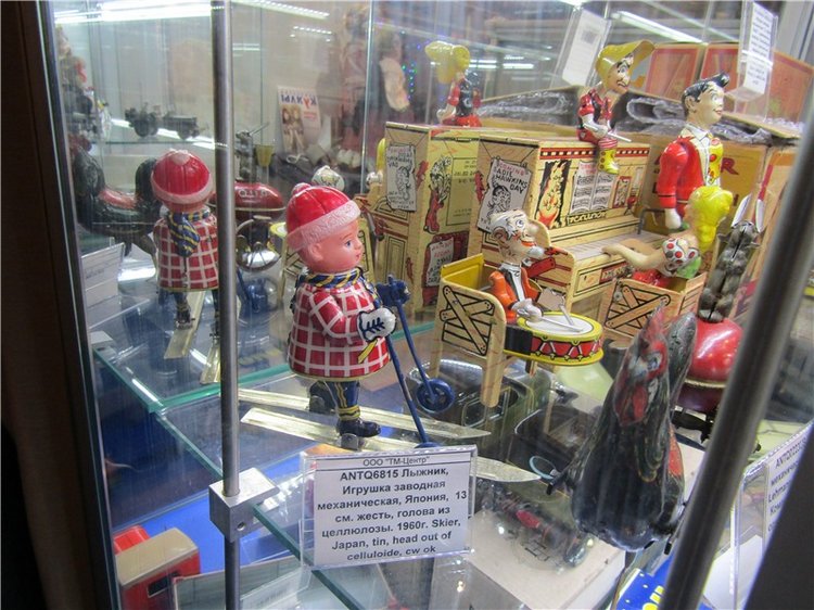 Музей Истории Игрушки. Выставка в "Гостином дворе" 16-18 декабря 2016. Винтаж и антиквариат. Фотообзор