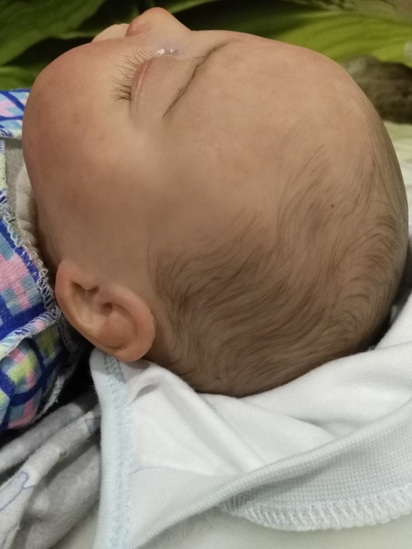 Переделка пупса. Или еще одна головушка в мой детсткой. Наденька (фото 9)