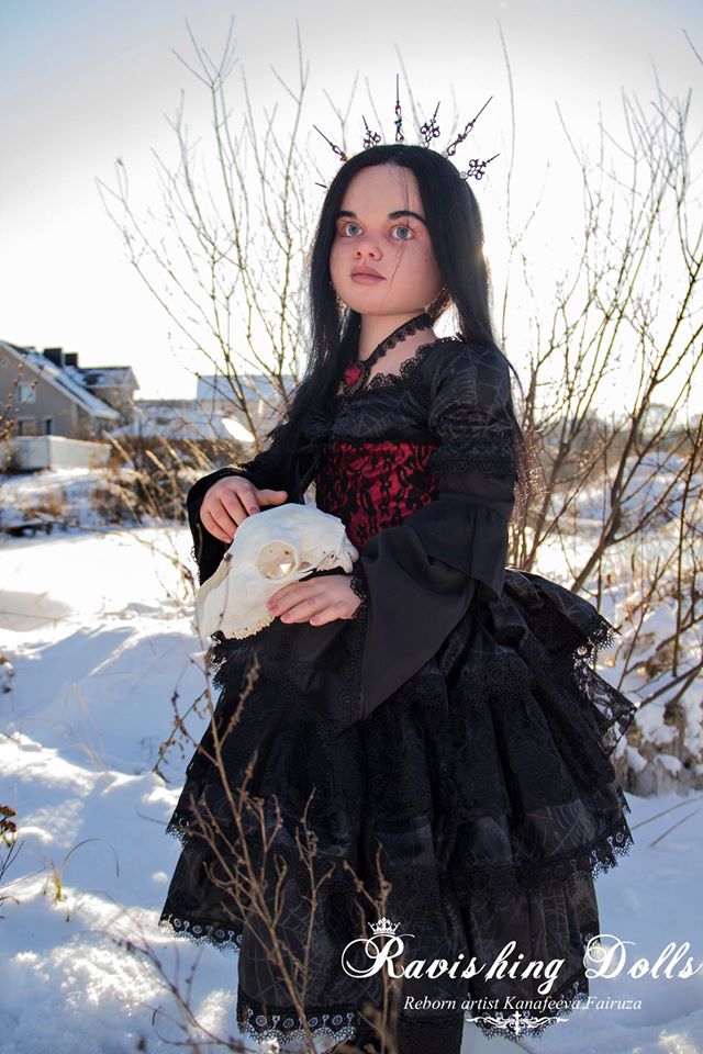 Готичная Габриэль. Gothic girl Mahafsoun