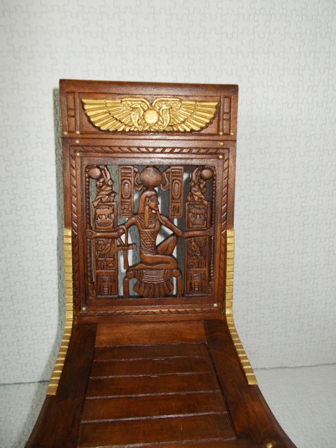 Эксклюзивная кукольная мебель.Трон Тутанхамона (фото 10)