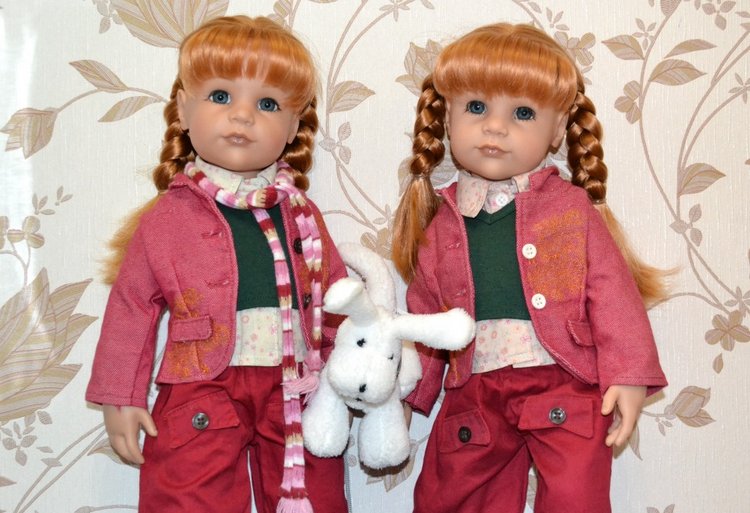 Очаровательные Сарочки-близняшки. Рыжульки 2006 года и Садовницы 2004 года