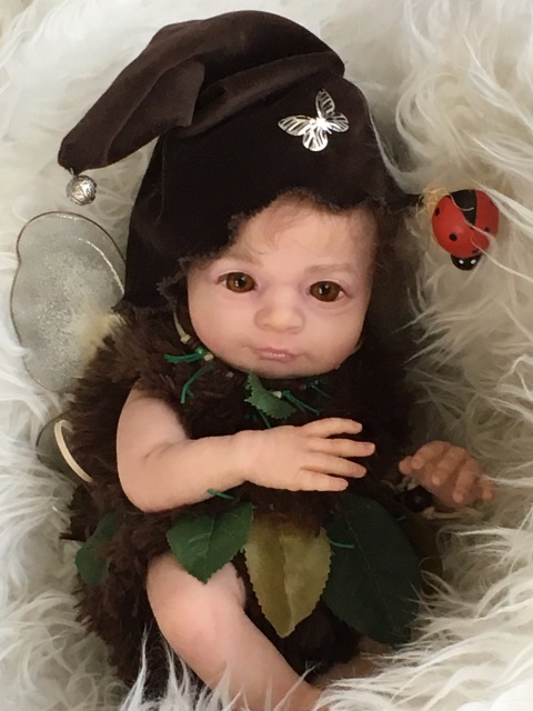 Лесной Эльфёныш,кукла-реборн Элины Кудрявцевой