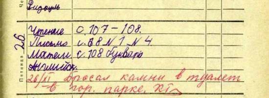 О веселом! Шедевры школьных дневников) Осторожно! очень смешно) (фото 3)