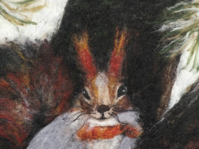 АРТ Красноярск 23-27 октября 2014. Теплые Картины из шерсти